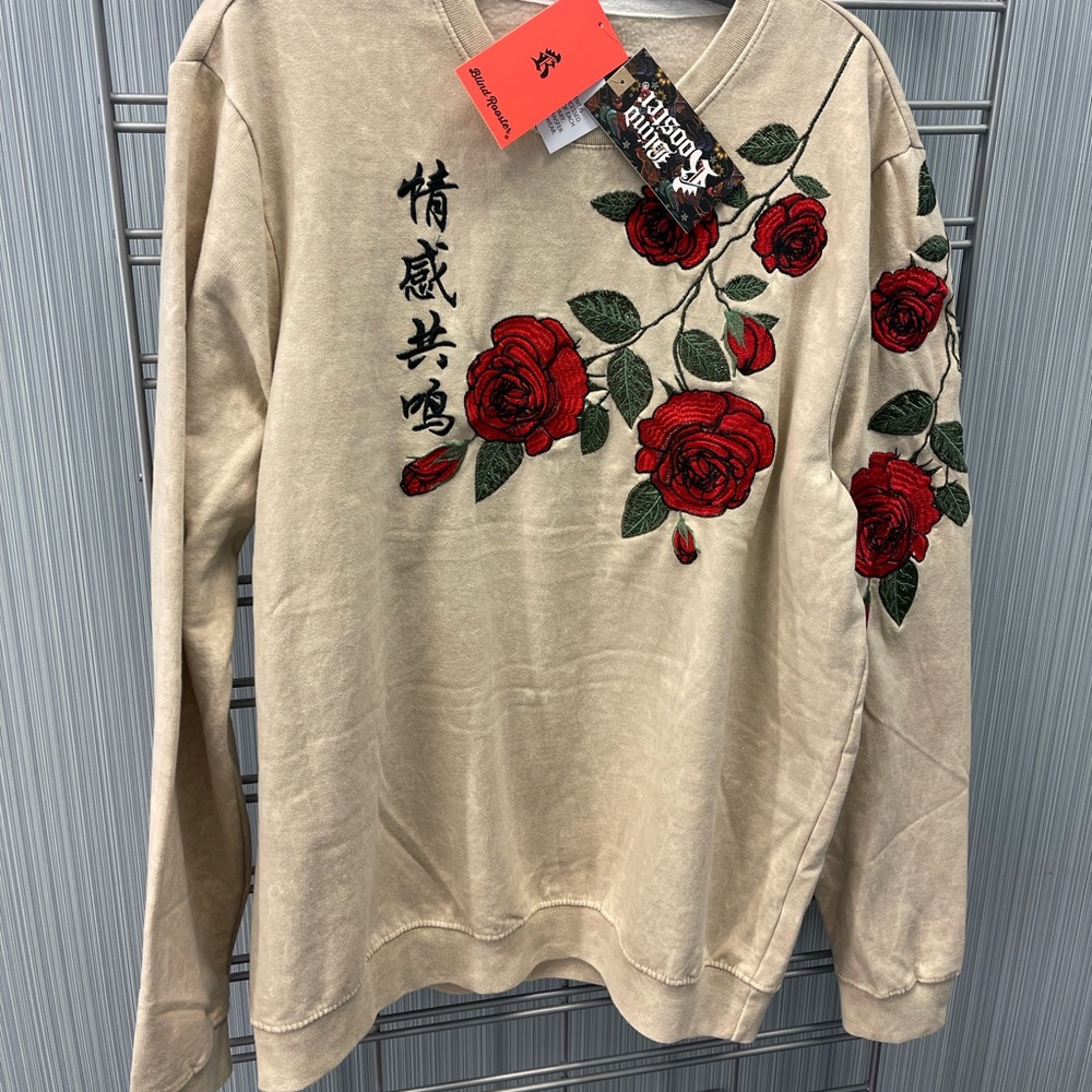Blind Rooster Brand New Sweatshirt Japanese Style